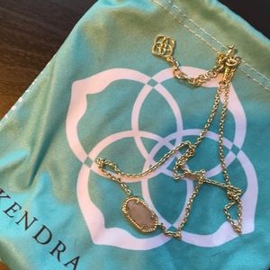 Kendra Scott Elisa pink necklace